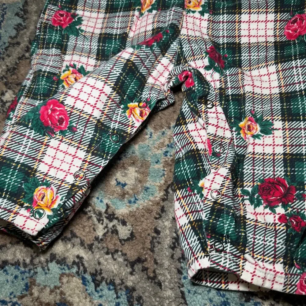 Baby GAP Overalls floral design